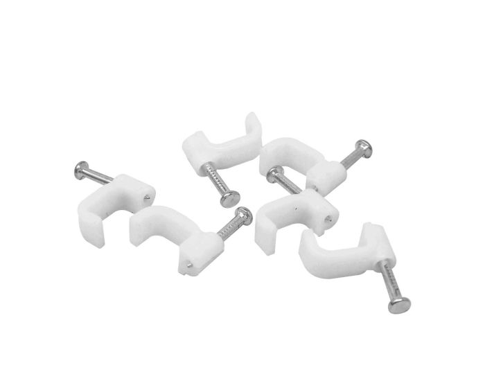 Grapas para cable recta 8 mm 100 piezas FU0477 Fulgore