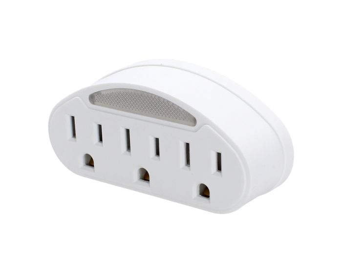 Multicontacto adaptador con luz indicadora FU0589 Fulgore