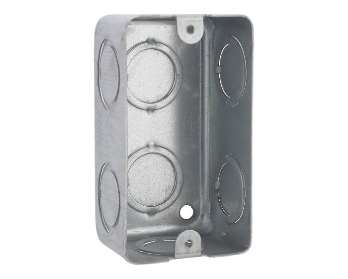 Caja tipo chalupa 2" x 4" rectangular reforzada FU0866 Fulgore