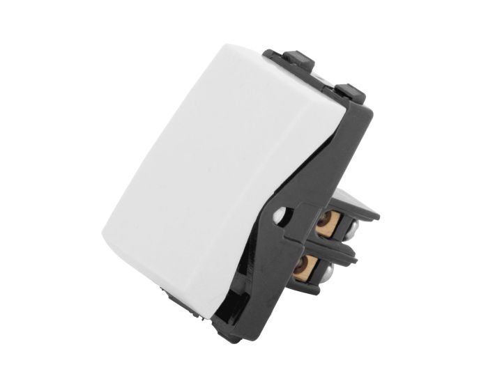 Interruptor apagador sencillo para placa plástica FU0895 Fulgore
