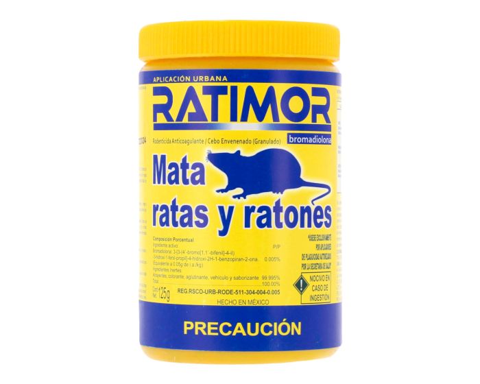 Veneno para ratas 125 gramos Ratimor FRU y VEU