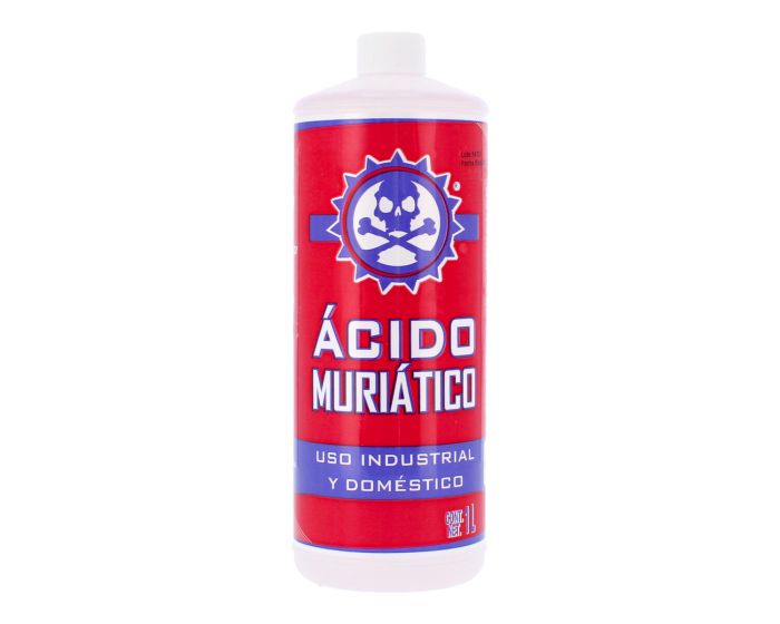Ácido muriático industrial y domestico al 15% 1 litro FRU y VEU