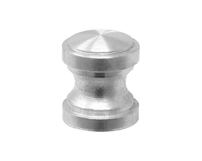 Jaladera botón aluminio natural 3/8" GGJ831 GYGPSA