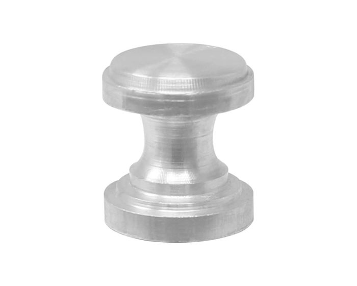 Jaladera botón aluminio natural 1/2" GGJ832 GYGPSA