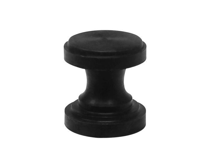 Jaladera botón negro 1/2" GGJ832 GYGPSA