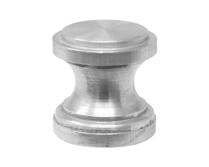 Jaladera botón aluminio natural 5/8" GGJ833 GYGPSA