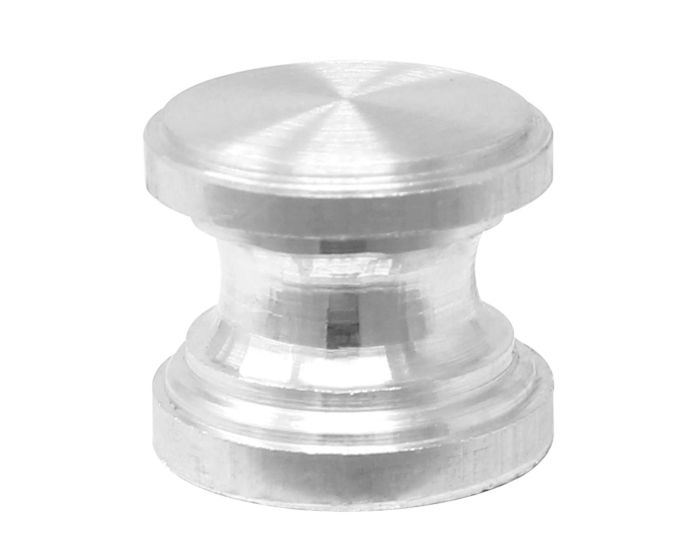 Jaladera botón aluminio natural 3/4" GGJ834 GYGPSA
