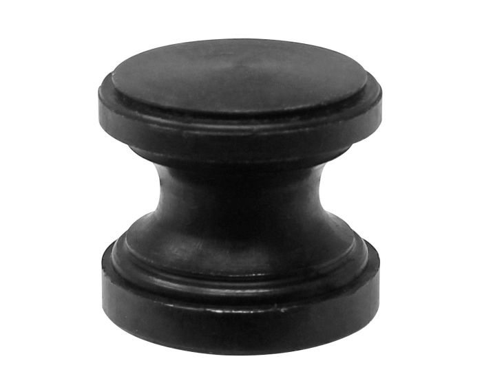 Jaladera botón negro 3/4" GGJ834 GYGPSA
