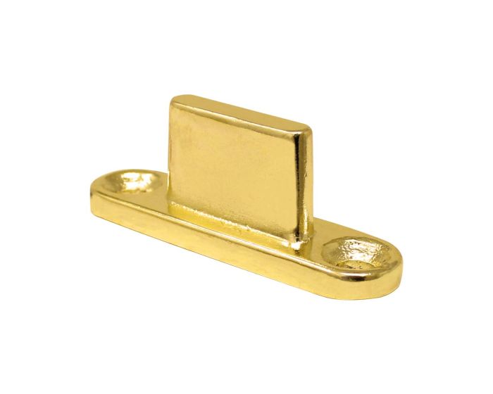 Guía para puertas de closet dorada