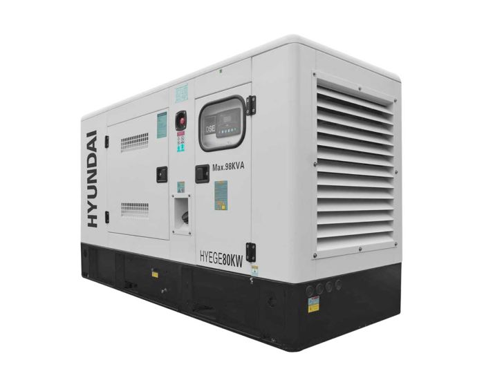 Generador estacionario HYEGE80KW Hyundai
