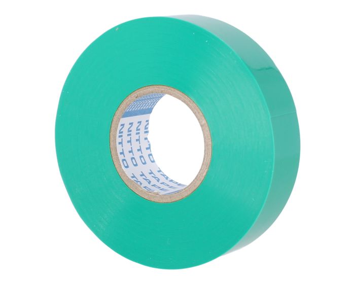 Cinta de aislar Verde Profesional 19 mm x 18 metros No. 21 Nitto