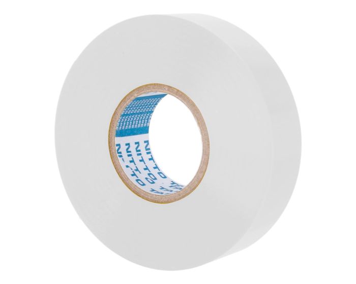 Cinta de aislar Blanca Profesional 19 mm x 18 metros No. 21 Nitto