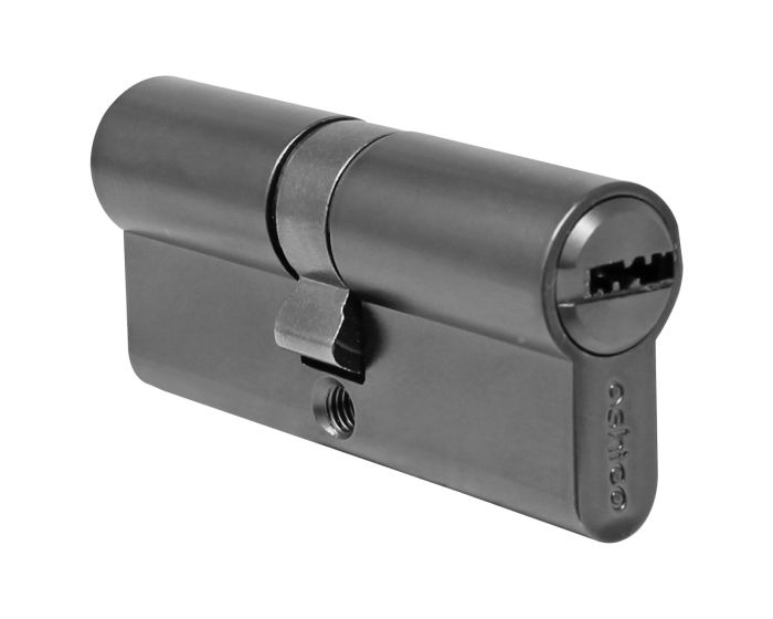 Cilindro europeo alta seguridad níquel negro 70 mm 89999 Ashico
