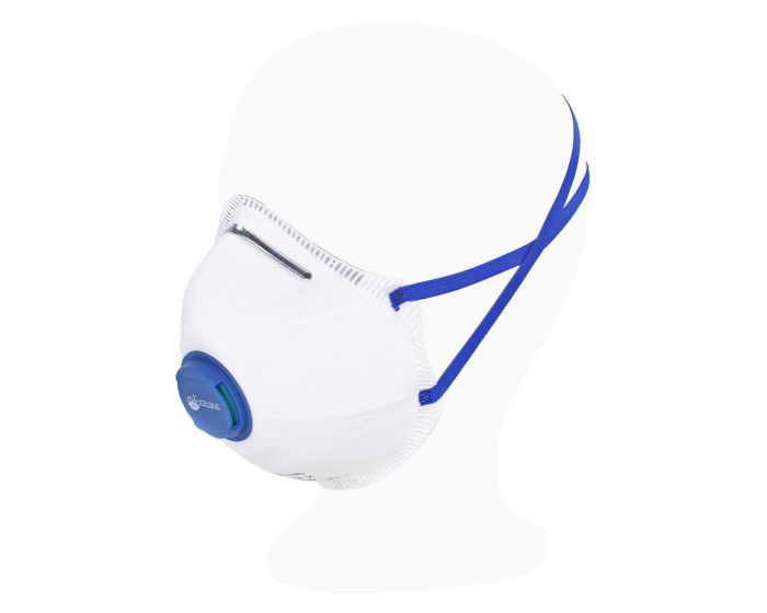 Mascarilla para polvos y partículas toxicas N95 4M10-V Excelsius