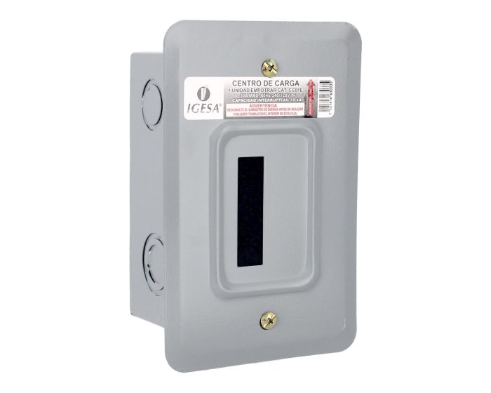 Centro de carga de 1 unidad 50 Amp empotrable CC01E IGESA