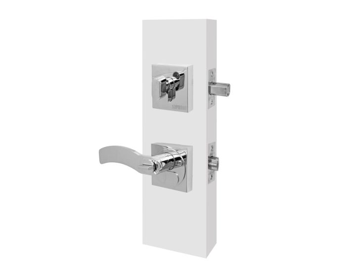Cerradura para entrada principal cromo 9-4161-30 Soprano