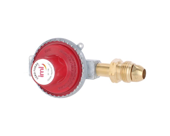 Regulador para gas L.P. de una vía con punta tipo Pol para alta presión QC-19B IML