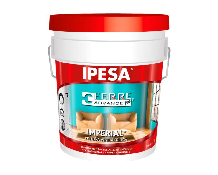 Pintura vinil acrílica Blanca 1 litro Ferre Advance Pro 800 IPESA