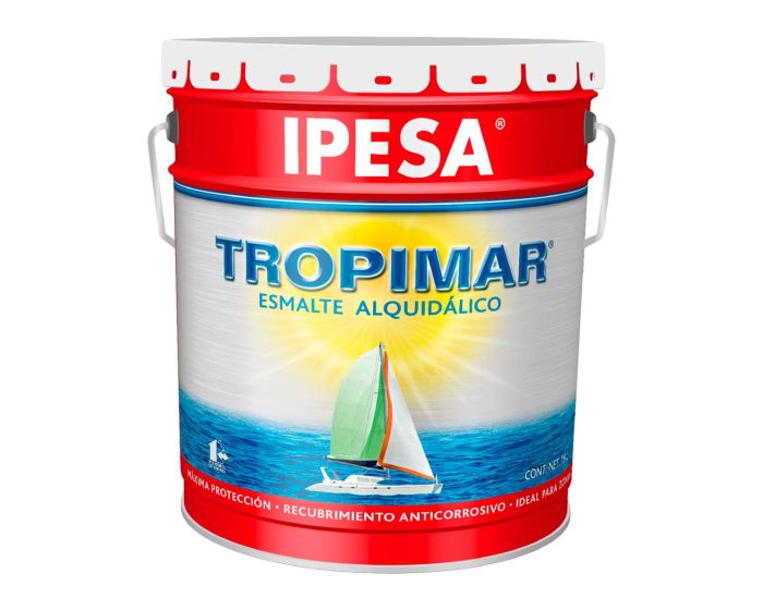 Esmalte alquidálico blanco 1 Litro Tropimar 1000 IPESA