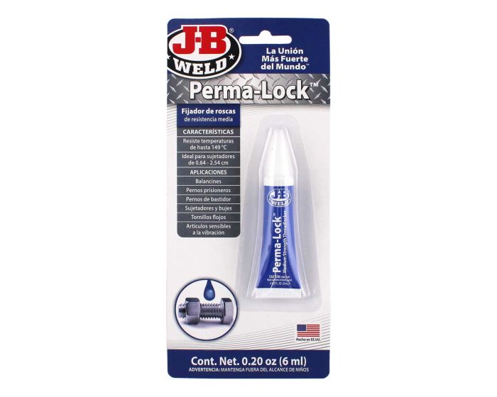 Fijador de roscas de resistencia media 6 ml Perma-Lock 24206SPA JB-WELD