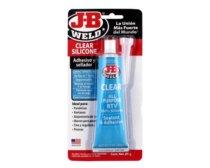 Silicón multipropósito transparente 85 gramos Clear Silicone 31310 JB-WELD