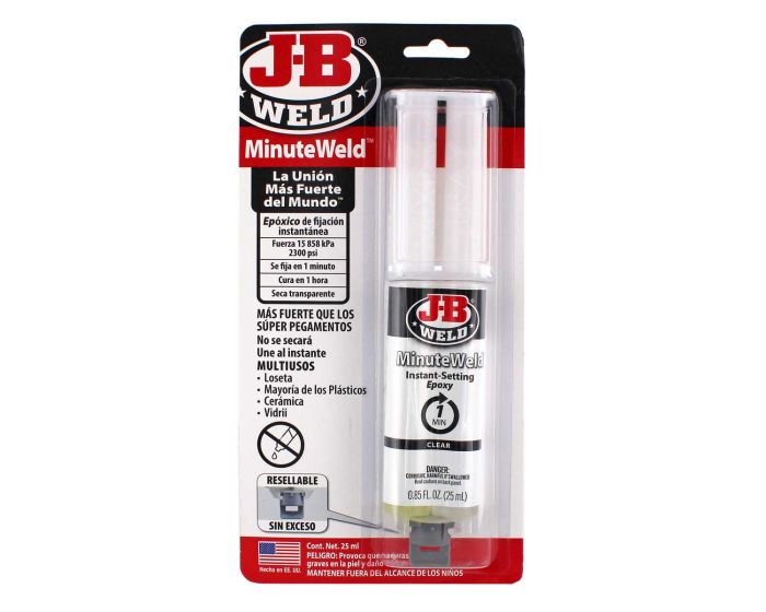 Epóxico de fijación instantánea Minute Weld 25 ml 50101SPA JB-WELD