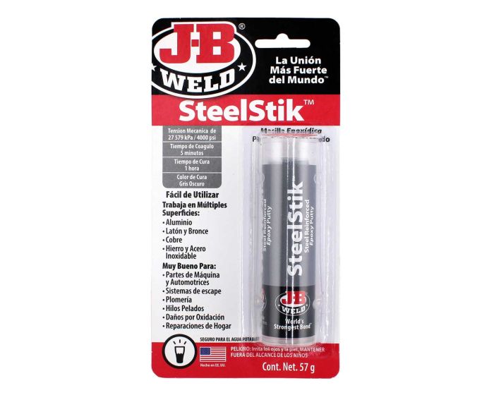 Masilla epóxica para hacer lo reforzado SteelStik 57 gramos 8267SPA JB-WELD
