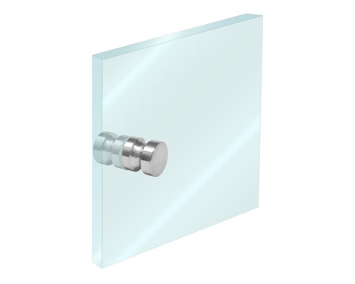 Perilla para puerta de cristal 30 x 30 satín K-247 Axcent