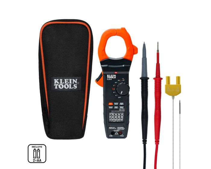 Multímetro de gancho rango automático TRMS CL910 Klein Tools