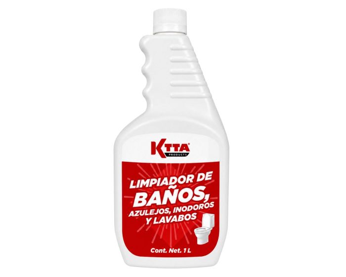 Limpiador para baños 1 litro para azulejos, inodoros y lavabos KTTA Products