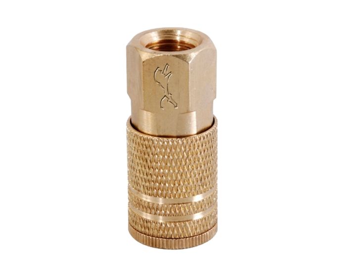 Cople rápido tipo "M" latón hembra 2124 Lion Tools