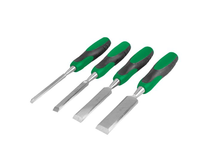 Formón 4 piezas mango bimaterial 7205 Lion Tools