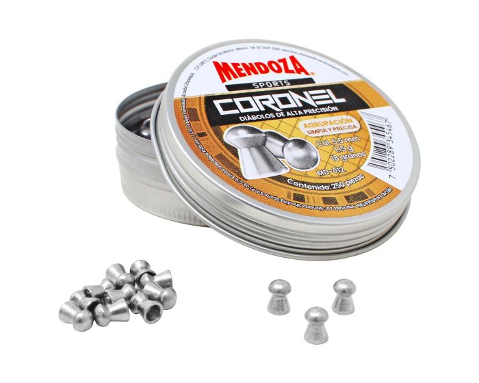 Diábolos de alta precisión calibre 5.5 Coronel MD-012 Mendoza