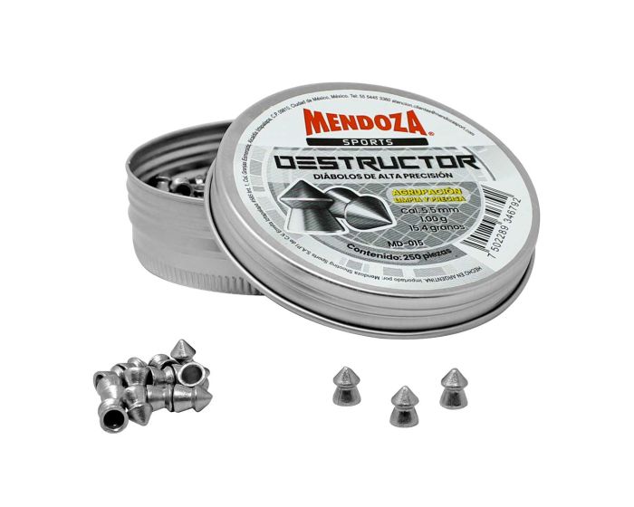 Diábolos deportivos con cabeza puntiaguda calibre 5.5 mm DESTRUCTOR MD-015 Mendoza