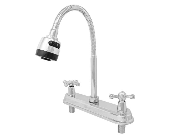 Mezcladora para fregadero flexible 8" SP-80202 Solvex