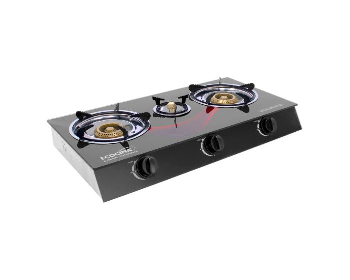 Estufa de vidrio templado con chispero QH-A3V Ecocina