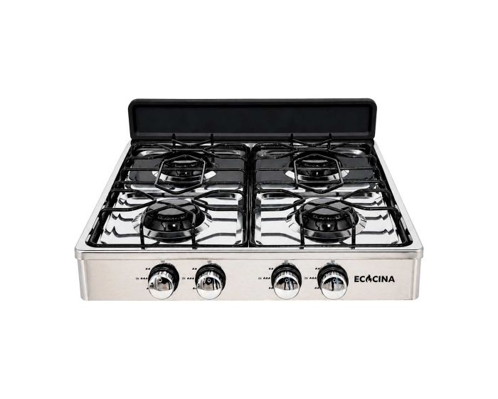 Estufa a gas de mesa con 4 quemadores C-4AR Ecocina