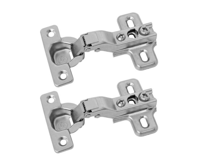 Kit de bisagras bidimensionales semicurvas 26 mm Ducasse
