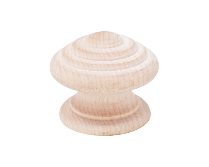 Jaladera botón concéntrico de madera maple grande B30222 Organización MZ