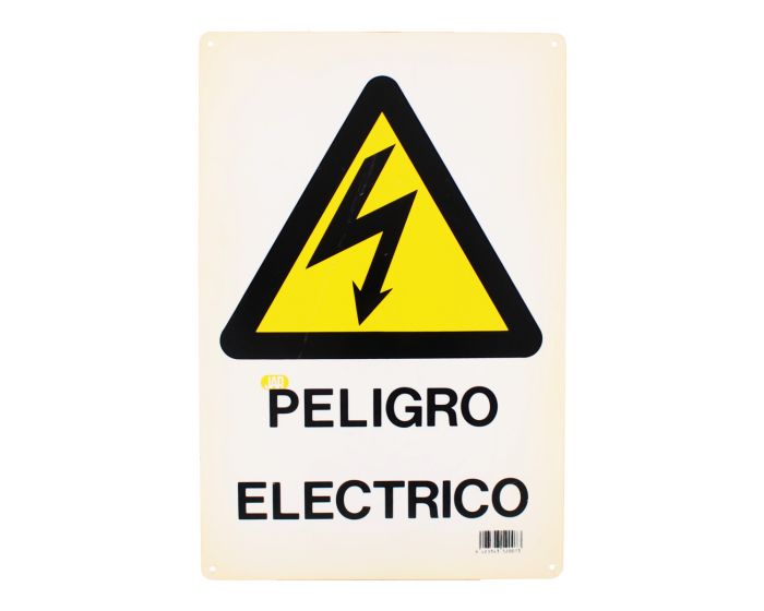 Señalamiento "Peligro eléctrico" 30 x 45 cm