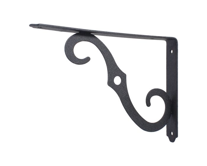 Ménsula Ornamental negra 8" x 5-1/2" 1019 Handy Home