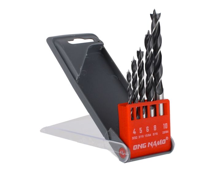 Set de brocas para madera 5 piezas con estuche 35008 ONG NAMO