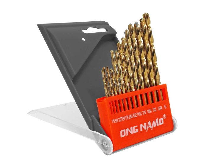 Set de brocas HSS para metal 13 piezas 13007 ONG NAMO