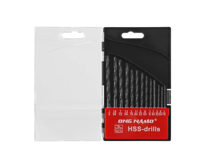 Set de brocas HSS para metal alta velocidad 13 piezas ONG NAMO