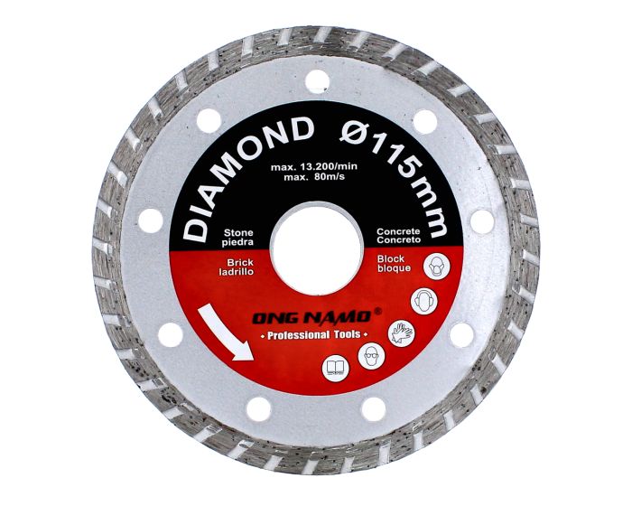 Disco de diamante liso 4-1/2" ONG NAMO