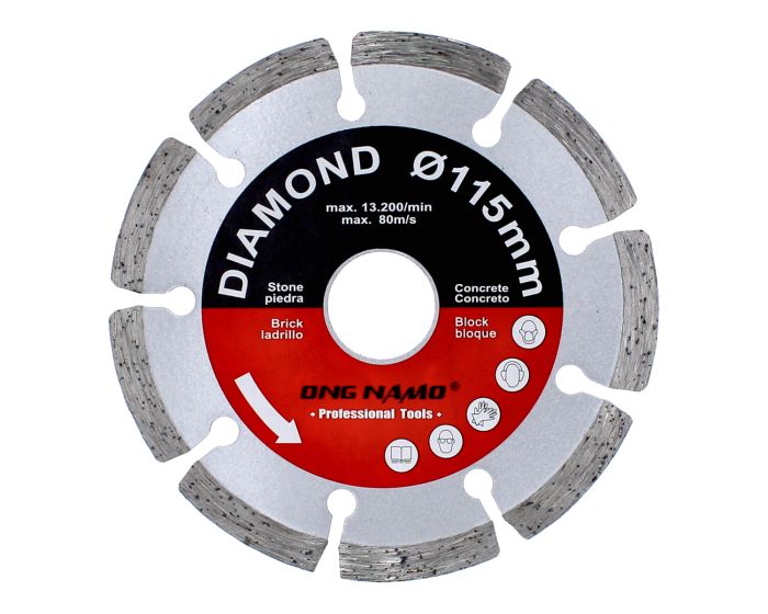 Disco de diamante segmentado 4-1/2" ONG NAMO