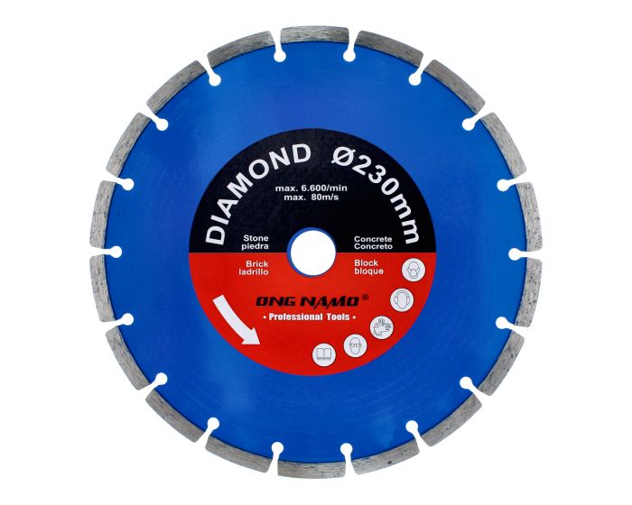 Disco de diamante segmentado 9" ONG NAMO