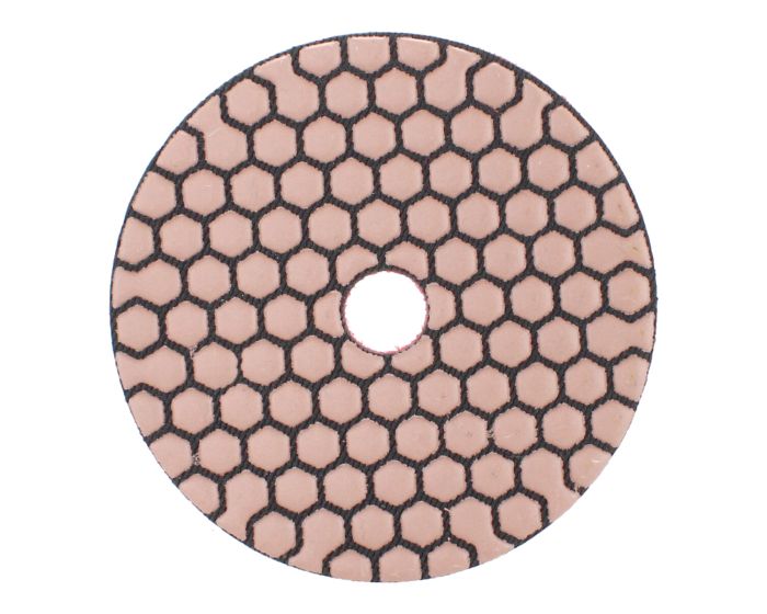 Pad de diamante #3 para uso en seco con velcro 4" ONG NAMO