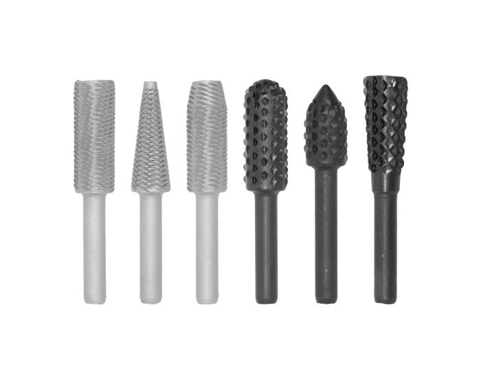 Limas rotativas para madera y acero 6 piezas MW-522 ONG NAMO