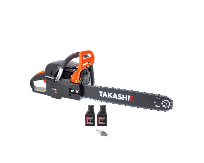 Motosierra con motor de gasolina 58 CC con accesorios WOOD58 Takashi